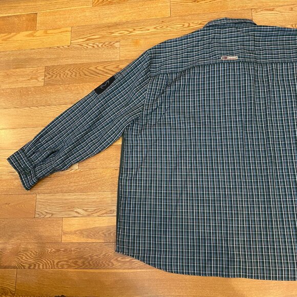 Bugle Boy Jean Company Button Up Shirt Long Sleeve Plaid Pocket 3XL BB-77-01 - Picture 12 of 13